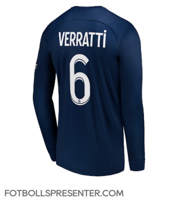 Paris Saint-Germain Marco Verratti #6 Hemma Matchtröja 2022-23 Långärmad